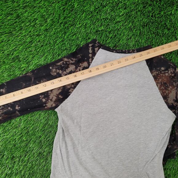 Pink-Floyd Raglan Baseball Tee Shirt Womens 2XS/XS 16x24 - Picture 9 of 14